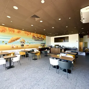 sushi and sashimi, interior