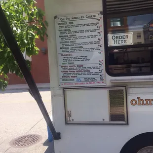 Their menu that day