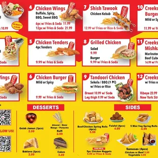 Updated Menu july 2023