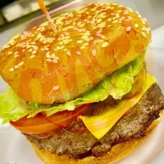 10. Creekstone Burger with Fries and Soda