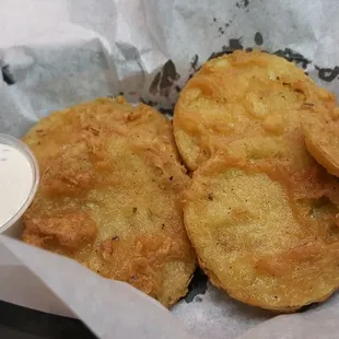 a basket of fried food