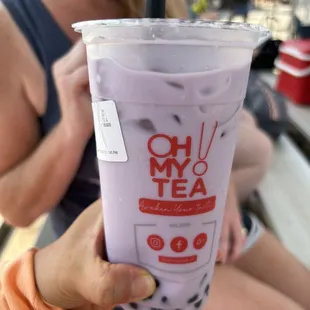 Taro milk tea