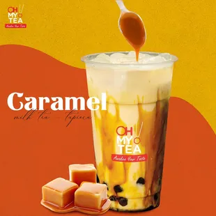 caramel milk tea