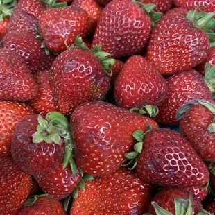 Fresh local strawberries.