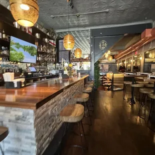 Inside the restaurant