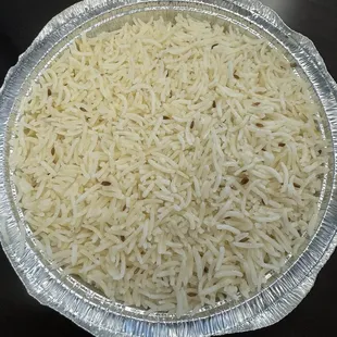 Basmati rice which came with the entrees. Solid.