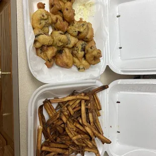 The food I was served. Besides the container of Ranch that spilled.