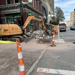 Constant jackhammering project that's been going on for 2 months and going.