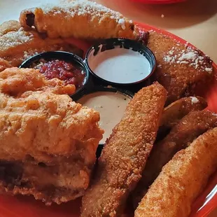 Deep fried mystery surprise, get your defibrillator