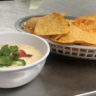 House made Chips and Queso