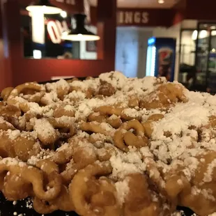 Dessert - Funnel Cake with powder sugar. Yummy!