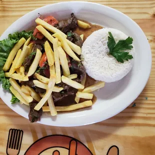 One of my favorites plates in Oh que Bueno KissimmeLomo Saltado