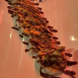 Shrimp tempura roll!! So good