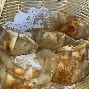 Dumplings. Very hot.