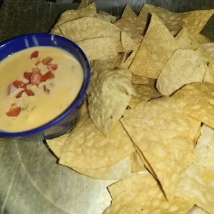 Chips with Queso