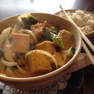 Curry Vegetables with Tofu