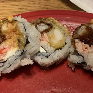Double shrimp roll