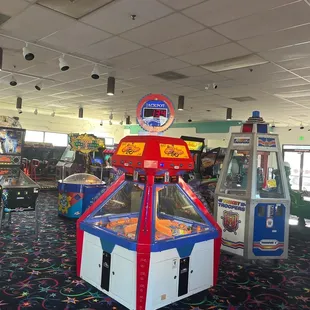 In part of the arcade