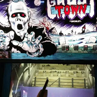 One of the shooting games.