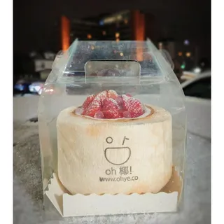 Fresh Strawberry Coconut Jelly