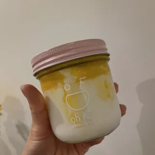 Mango Mochi Coconut Jelly