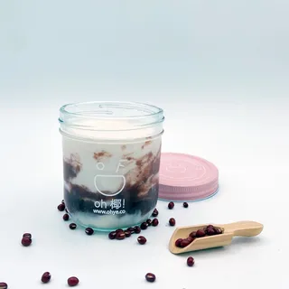 Red Bean Mochi Coconut Jelly