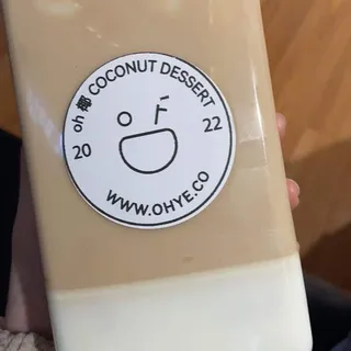 Black Milk Tea with Coconut Jelly