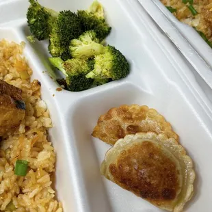 a variety of food items