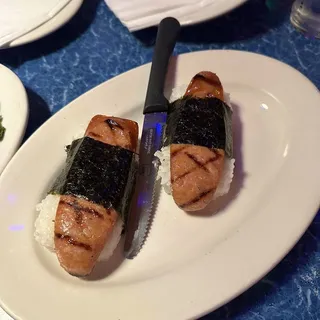 Portuguese Sausage Musubi