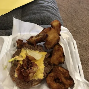 Onion "rings", onion chunks is more like it.