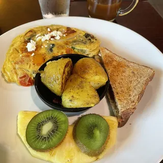 Very Veggie Omelette Breakfast
