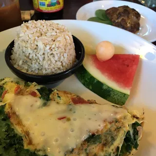 Kale Omelette Breakfast