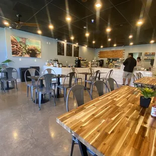 Inside Cafe. So cute!