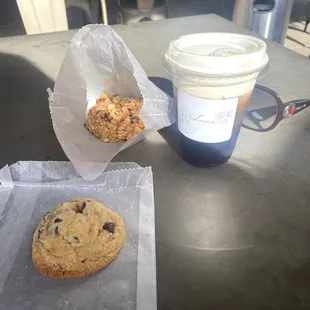 Cookies and cold brew!