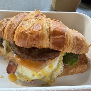 Loaded Breakfast Sandwich