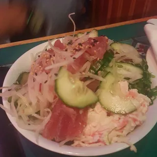 Spicy Salmon Poke Bowl