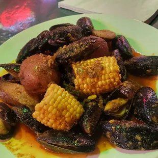 Cajun Mussels