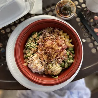 Make Poke Bowl with 2 Scoops of Protein