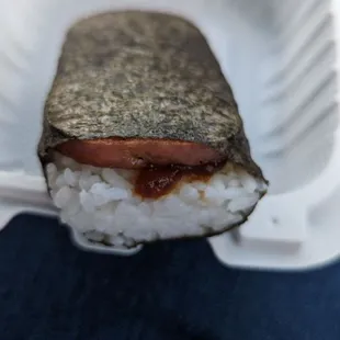 Spam musubi takes me right back to morning runs at tesoro.