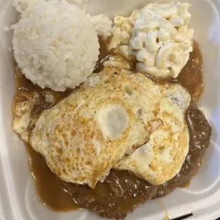 Loco Moco is Salisbury steak. Boo. Hiss.