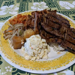 Kalbi, and Chicken Mix Plate
