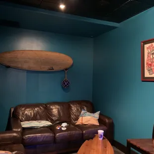 Lounge kinda private seating area