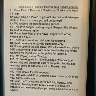 How to be a decent person rules