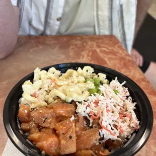 Poke Bowl with salmon