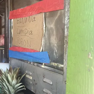 Banana Lumpia Sign
