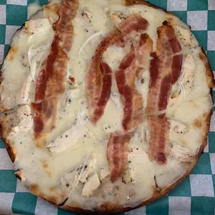 Chicken Bacon Ranch Pizza