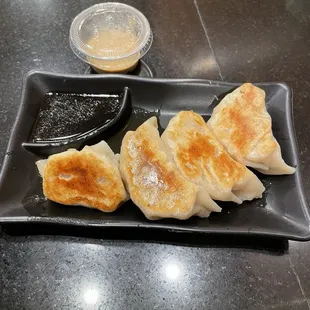 GYOZA perfectly seared and steamed
