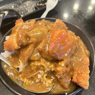 Mini Chicken Katsu Curry Rice Meal