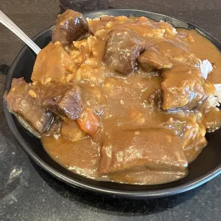 Beef Curry Rice Plate