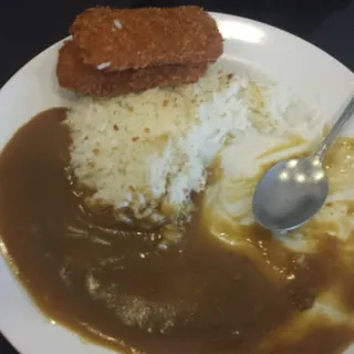 4 Piece Spam Katsu Curry Rice Plate